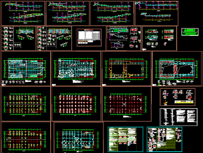 驻马店钢结构报告厅图纸
