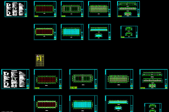 驻马店钢结构厂房图纸