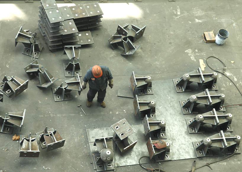 驻马店煤棚网架双向支座