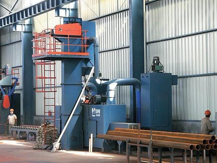 驻马店网架杆件拋丸