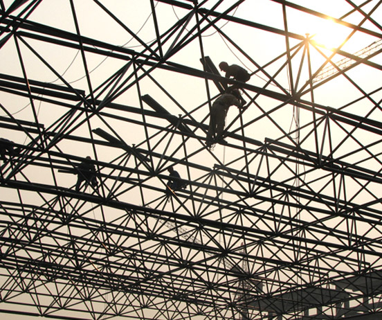 驻马店厂房网架安装